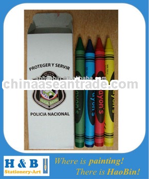 promotional 4ct wax crayon set