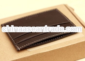 promotional faux leather cards case wallets wholesale