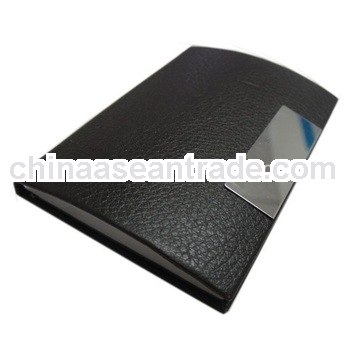 promotional gifts business card holder wallet with embossed logo wholesale