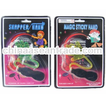 promotional plastic magic sticky hand toy