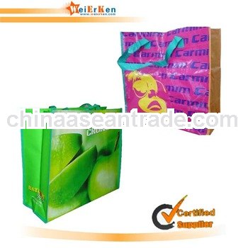 promotional tote pp laminated bag wholesale