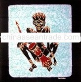 [super Deal]asmat And His Drum Batik Painting