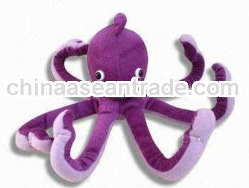 purple lovely octopus toy plush toy