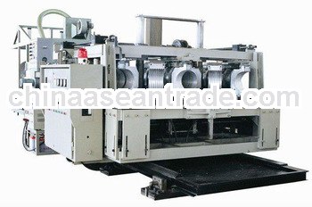 pvc double corrugated pipe extrusion machine