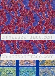 Nylon Rigid All-Over Raschel Lace