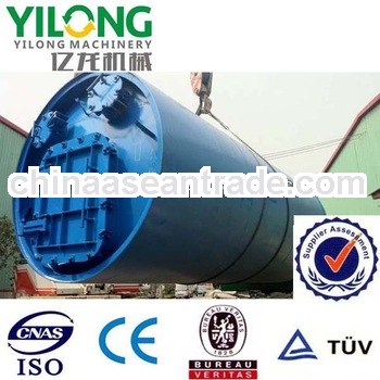 pyrolysis waste tyre recycling machine with automatic welding