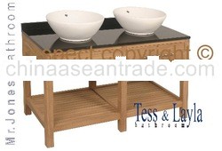 San Sebastian Vanity Teak Wooden Bathroom Furniture