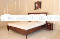 French Furniture - Bed Yazmeen, Plincoat, Vinyl Colider Super White