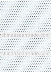 High Quality 100% Polyester White Plain Dyed Mesh Fabric