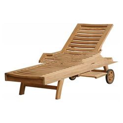 Teak Garden Furniture - Madison Sun Lounger without Arm