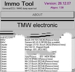 Immo Tool Auto Garage Repair data