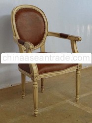 Arm Chair Antique Reproduction French Style Dining Chair Italian Wooden Furniture Vintage European H