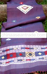  Silk Scarf / Shawl - Purple