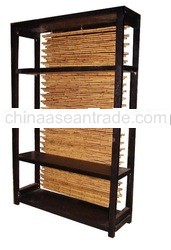 Wooden Cupboard with bamboo