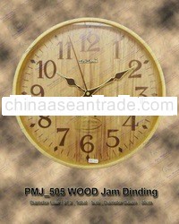 Souvenir Wallclock Promotion PMJ_505 WOOD JAM DINDING Souvenir/ Gift/ Promotion