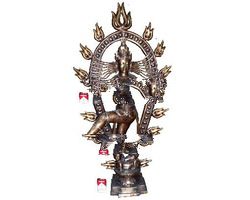 Shiva Goddes Copper Metal Statue