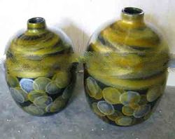 Vase set 2 mix coloure