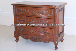  Furniture-Rococo chest 3 drawers