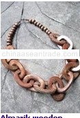 Almarik wooden beads necklace