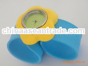 quartz ss.com silicone slap watch