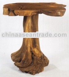 TEAK ROOT BAR TABLE