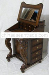 Furnisa Solid Wood Antique Davenport Desk