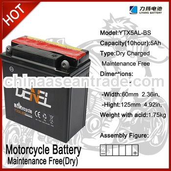 racing motorcycle 250cc battery truck battery china factory 12v