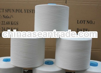 raw white close virgin polyester high tenacity yarn