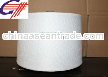 raw white close virign/virgin polyester spun yarn