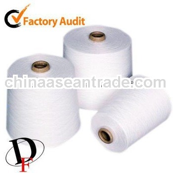 raw white high quality carded cotton yarn