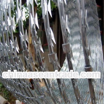 razor barbed wire/stainless steel razor barbed wire