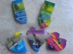 Picture of Bali Wooden Fridge Magnet