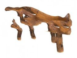 TEAK ROOT BENCH MEDIUM