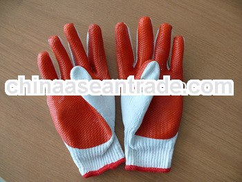 red latex laminate film gloves
