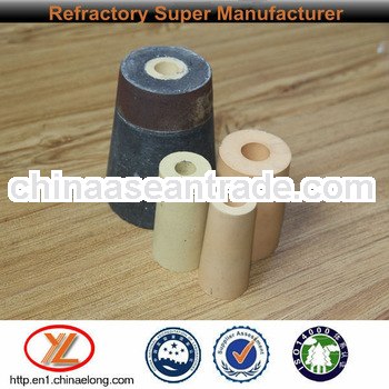 refractory nozzle made of zirconia alumina