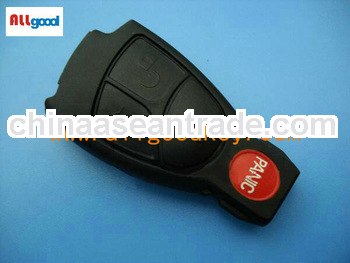 remote car key case for Mercedes Benz 3+panic button remote key case replacement car key blank