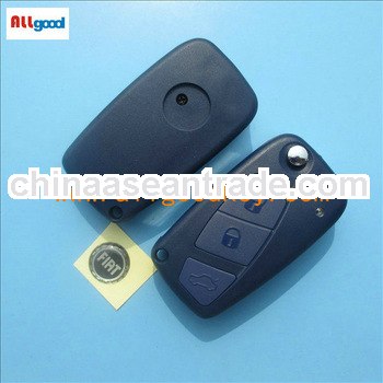 remote car key shell for Fiat flip key shell 3 button car key blank