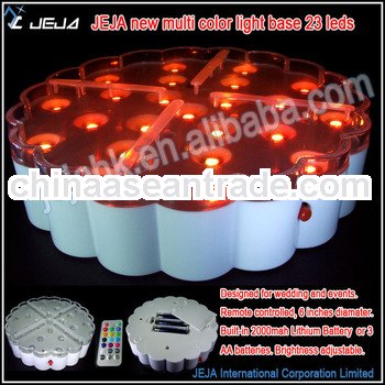 remote controlled led base built-in battery powered candles