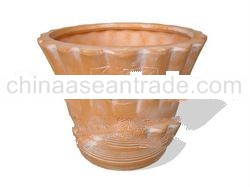 Indoor ceramic terracotta planter