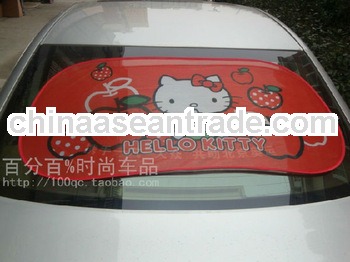 retractable polyester mesh rear car sun shades