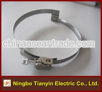 right hand single Bridge linked hose Clamp