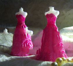 Candle Wedding Souvenir - Pink Elegant Wedding Souvenir