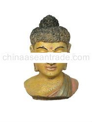 Buddha Painted cement