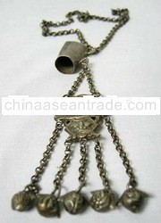 OLD FENG SHUI SILVER CHINESE NECKLACE