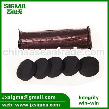 round shisha coal