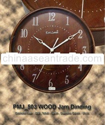 Souvenir Wallclock Promotion PMJ_503 WOOD JAM DINDING Souvenir/ Gift/ Promotion