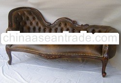 Louis Long Brown Oscar Sofa Couch