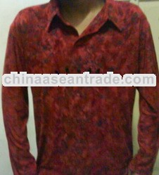 batik polo shirt