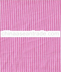 Pink Color Stripe Woven Fabric