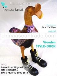 Wooden Style Duck